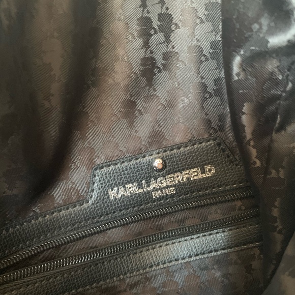 Karl Lagerfeld Large Striped Crossbody - Picture 10 of 16